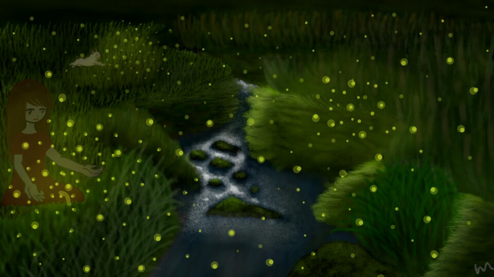 Firefly night. ホタルの夕べ。