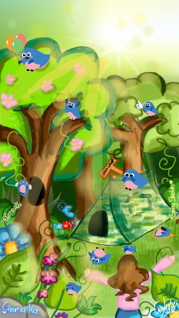 #travelchallenge #ÇizimciKız #fridayswithsketch It's ~Otto's Camp~^^ hope u like it^-^ ‪@sonysketch‬ *Go to Otto's Camp :)* #ottoworld #otto