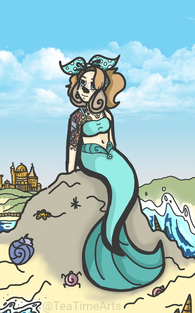 Mermaid #fridayswithsketch #MerMay ‪@sonysketch‬