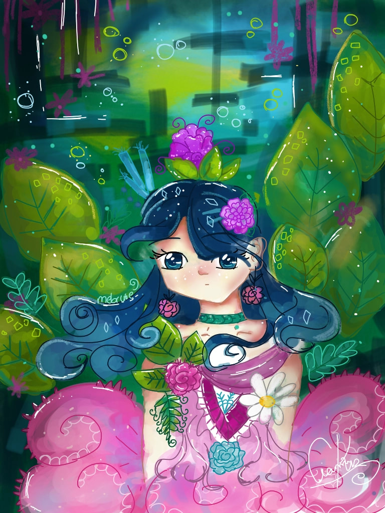 Im sorry if Im late :') #portraitchallenge #fridayswithsketch #ÇizimciKız #sonysketch #artwork #sketch #flower ‪@sonysketch‬