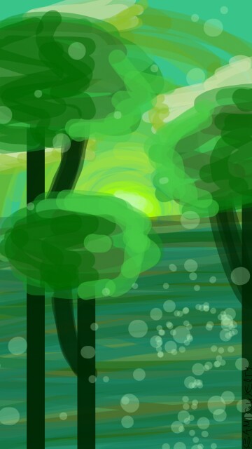#Landscape #Green #Ligth #Fastdraw