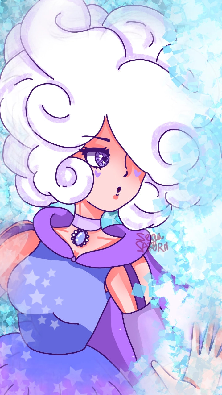 Meet the cold windy queen,Sasha! Hope you like it! #fridayswithsketch #hotorcold #SegaSaturn #cute ‪@sonysketch‬