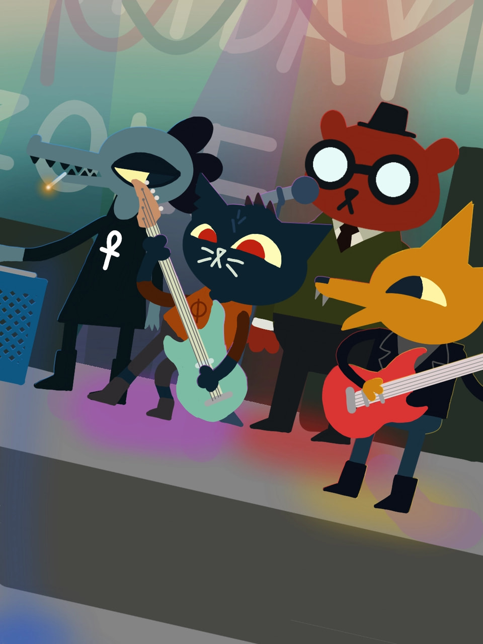 I'm really enjoying this week's challenge 😁 #gamechallenge #fridayswithsketch #NightinTheWoods #Bandpractice #Bassakwards