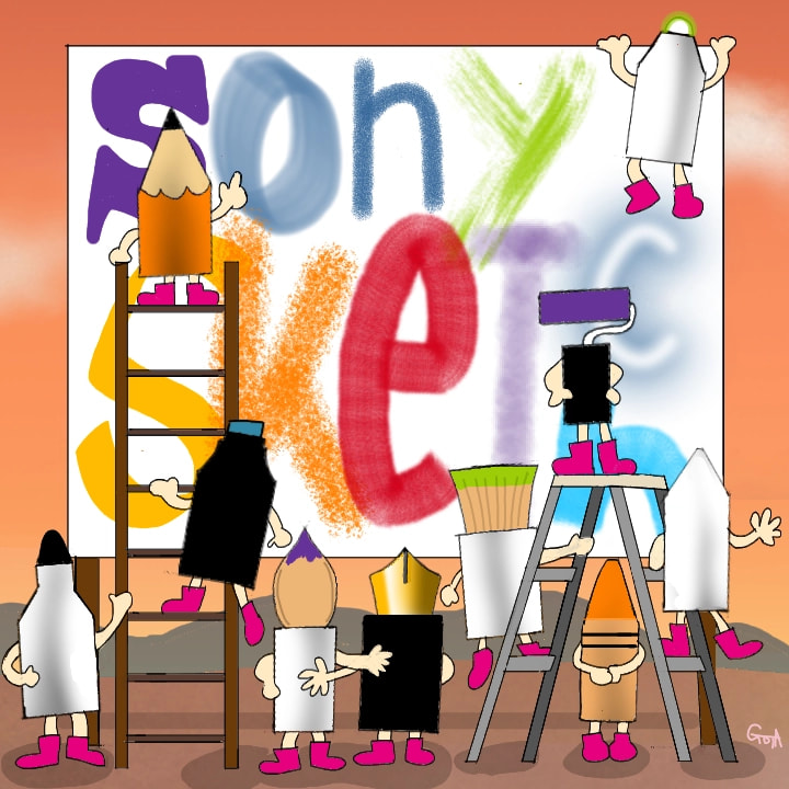 Since there was a mistake, fix it and restart it. This is a finished product😂I got ♥, so I missed the miss work, I left it.　　直して出して皆さん、間違い探しをどおぞ！（笑）😀 #manybrushes #sonysketch #fridayswithsketch