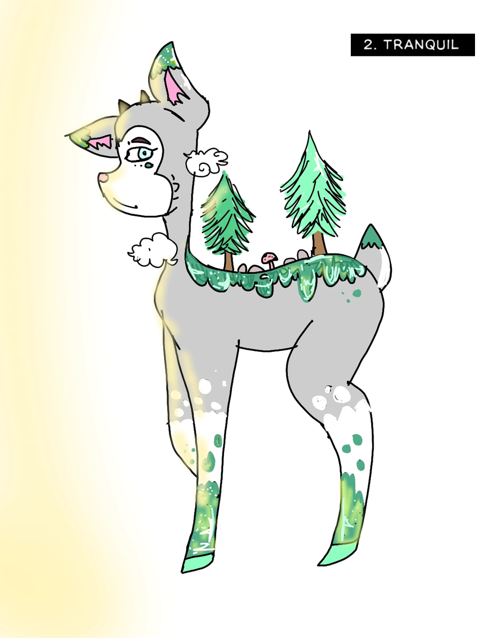 #Tranquil #inktober #deer #magical