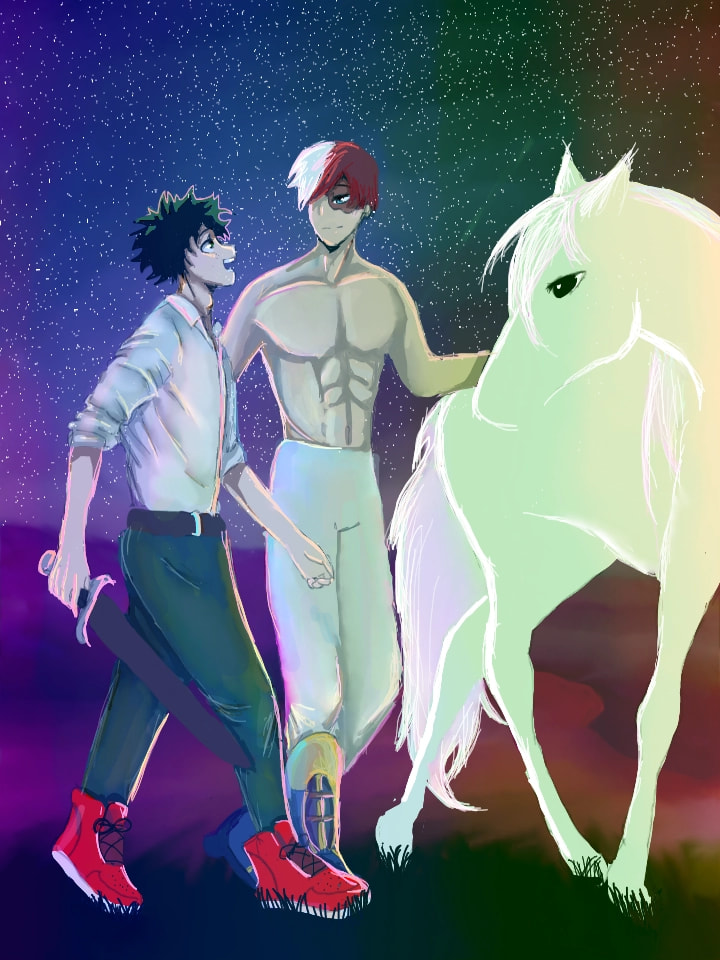 "That was one of the best days of my life, Todoroki!" Well, i tried. #bokunoheroacademia #deku #TodorokiShouto #MyHeroAcademia #fridayswithsketch #manycolors  *inhale* HOLY MOTHER OF ALL MIGHT IT IS FEATURED