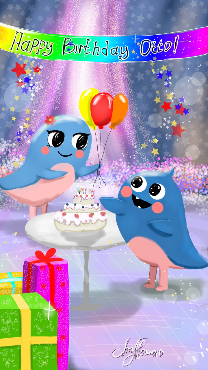 Happy Birthday Otto!😘😘  ‪ ‪ ‪ ‪@sonysketch‬ #ottosbirthday #fridayswithsketch