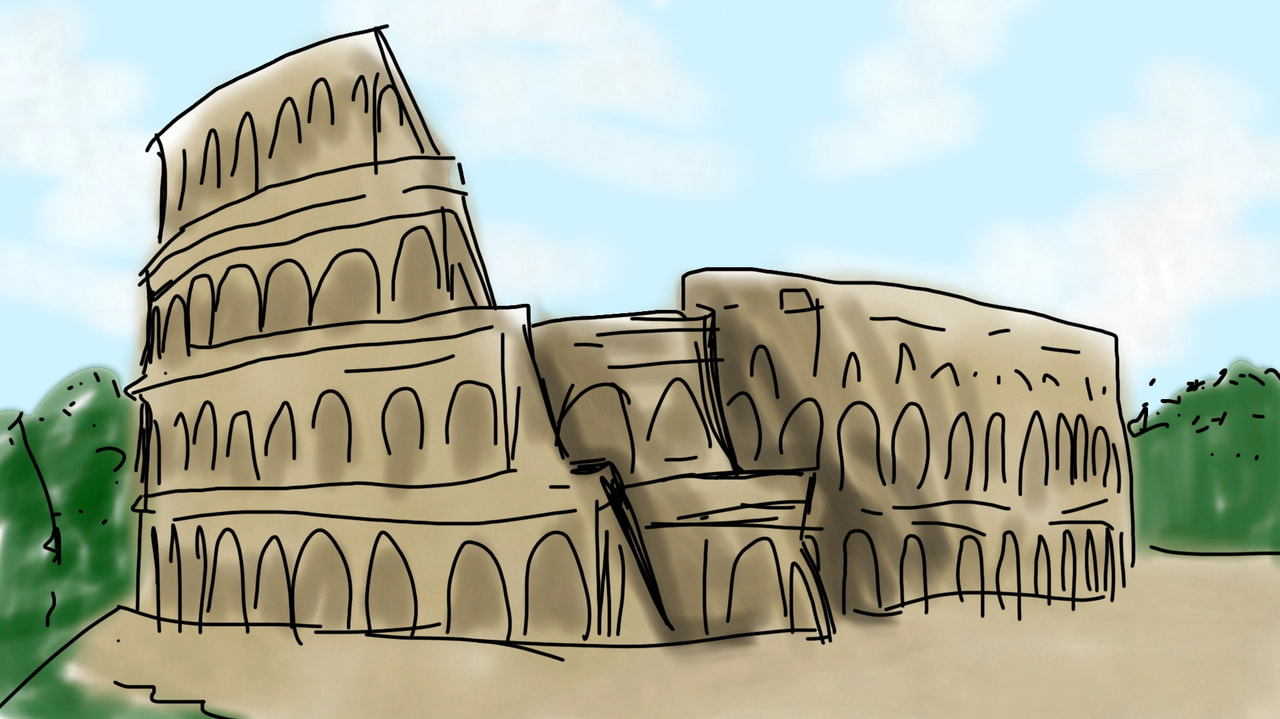 #MyCity #frídaywithsketch #fridayswithsketch #rome #roma #italy #italia #colosseum #colosseo