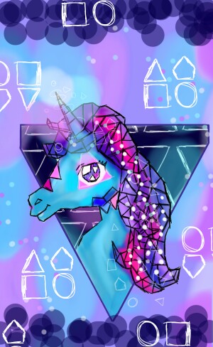 ❤Geometry Unicorn❤ #shapechallenge #fridayswithsketch I hope you enjoy!!!