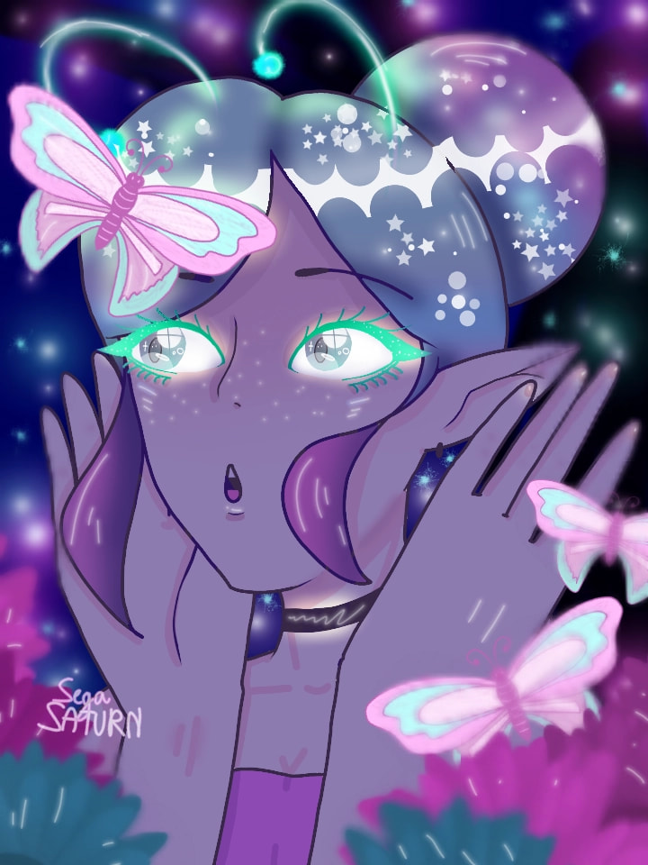 About Terra,just say that I love very much how beautiful are the butterflies,insects and the flowers!Hope you like it!💞✨ #SegaSaturn #fridaysforfuture #fridayswithsketch ‪@sonysketch‬