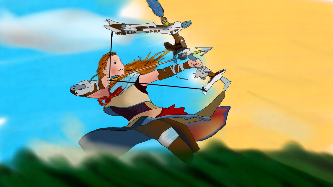 Thanks for +450 likes  :')  #myfavgame #fridayswithsketch #HorizonZeroDawn ‪@sonysketch‬