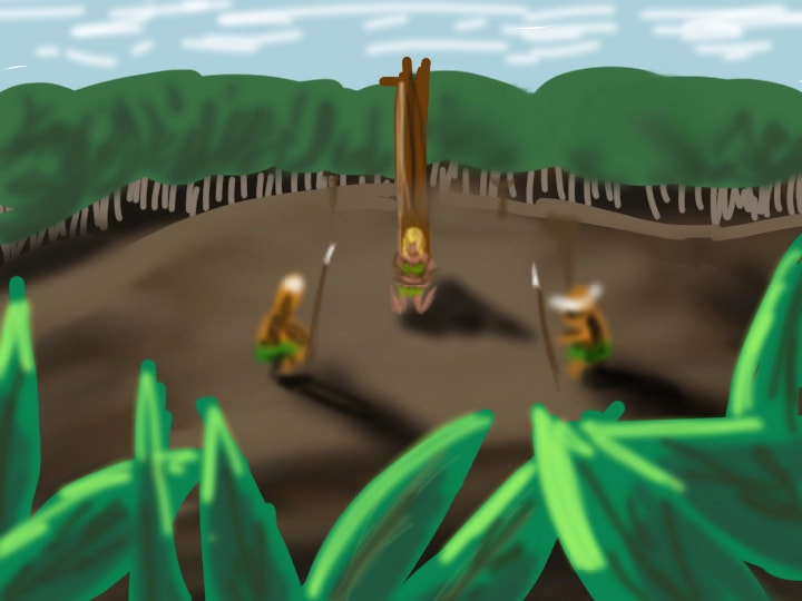 DAY13 #Guarded #inktober2018 (Guarded) #KaonTribe #inktoberstory