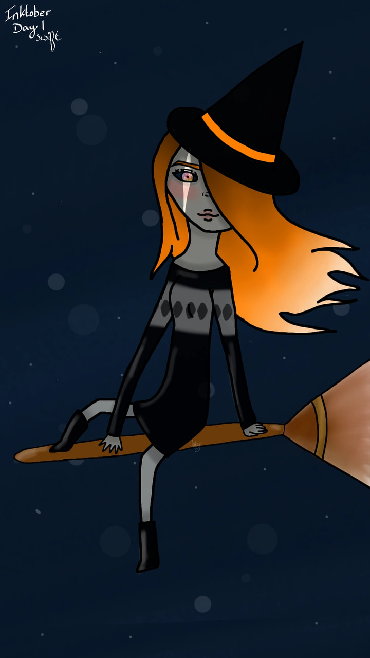 #Swift #Inktober2017 #inkober2017 #inktober // To everyone asking, yes it was based on Lucinda from Aphmaus channel. It wasn't in the beginning but when I added the ginger hair it did look like her.