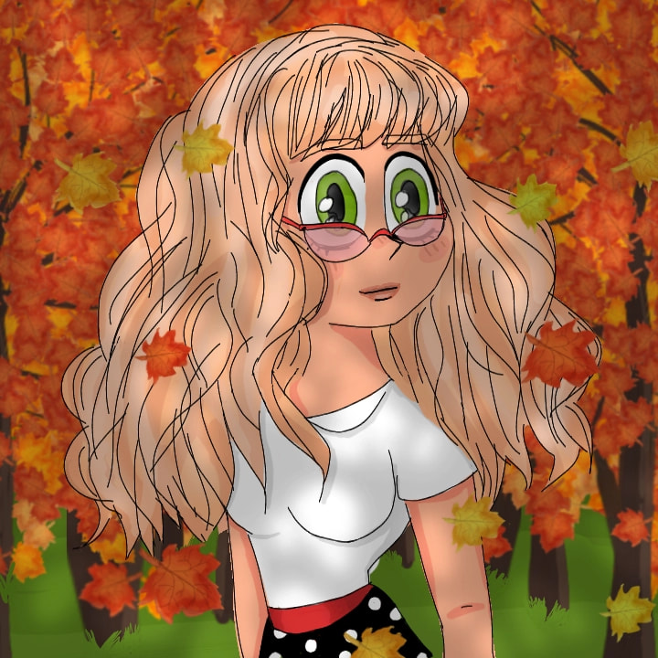Acho que ela ficou fofa 🍁🍂#naturechallenge #fridayswithsketch #Brasil #art #girl #cute #oc