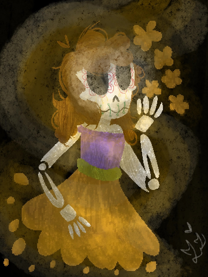 #fridayswithsketch #diademuertos som kind of pixel art lol #pixelart #IDontKnowWhatElseToHashtag ‪@sonysketch‬