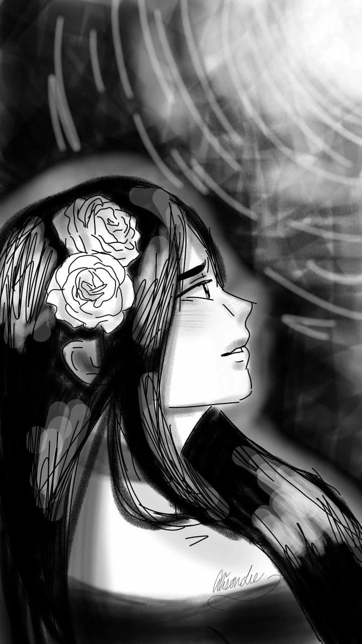 Light #fridayswithsketch #blackandwhitechallenge #sketch